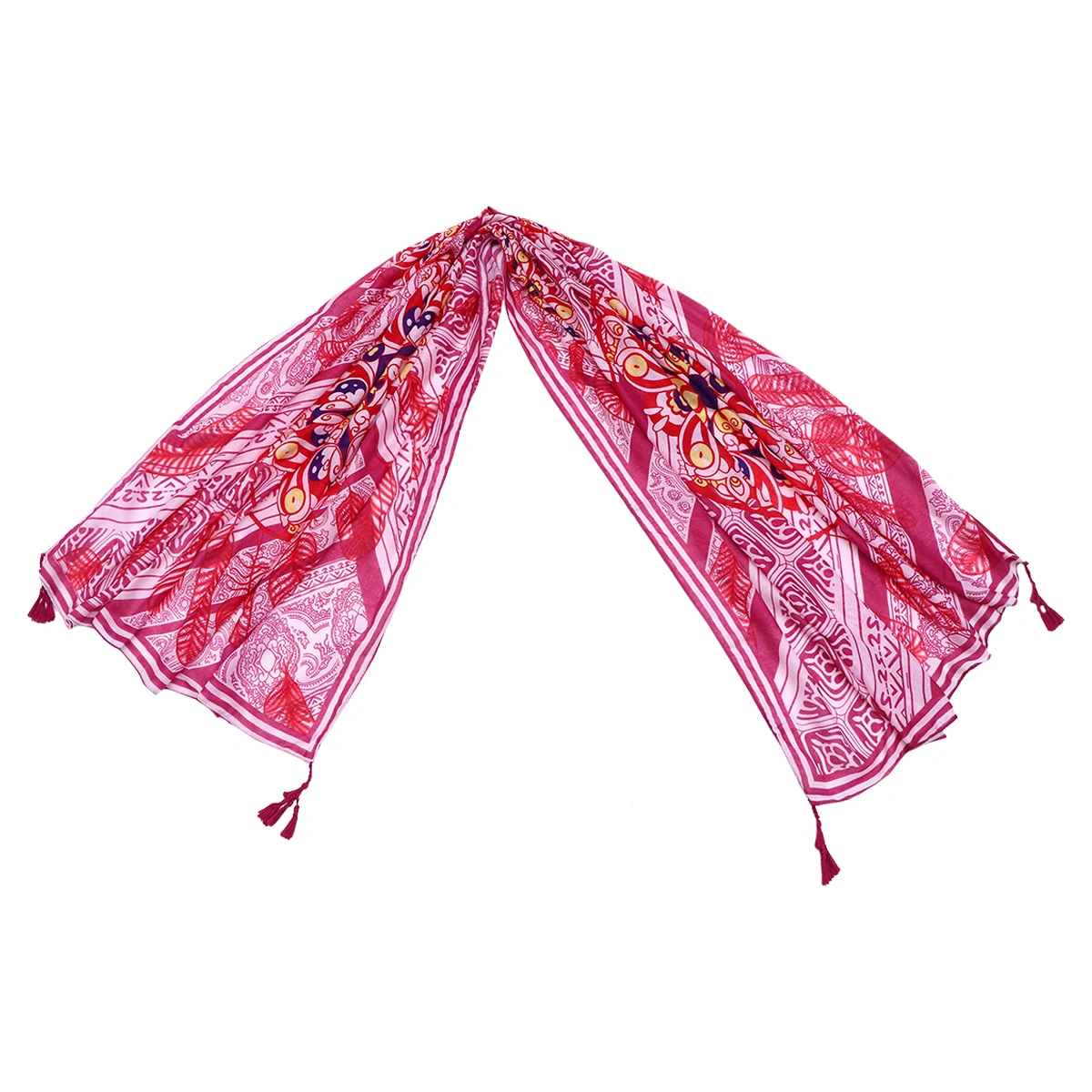 1Pc Women Bohemian Beach Towel Polyester Shawl Lady Sarong Wrap Swimwear Cover