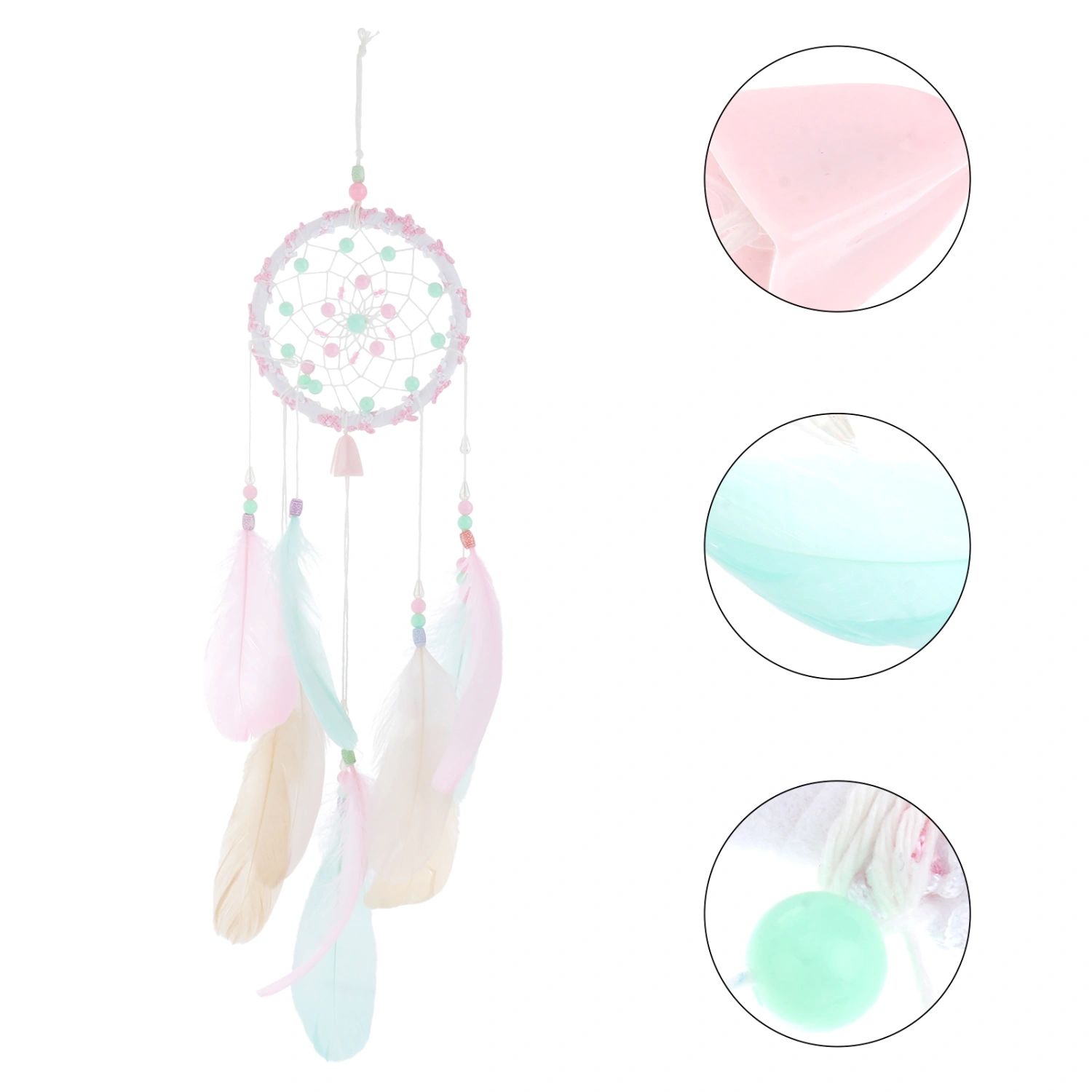 Delicate Handmade Dream Catcher Traditional Feather Wall Hanging Decoration for Wall Home Decor Ornament
