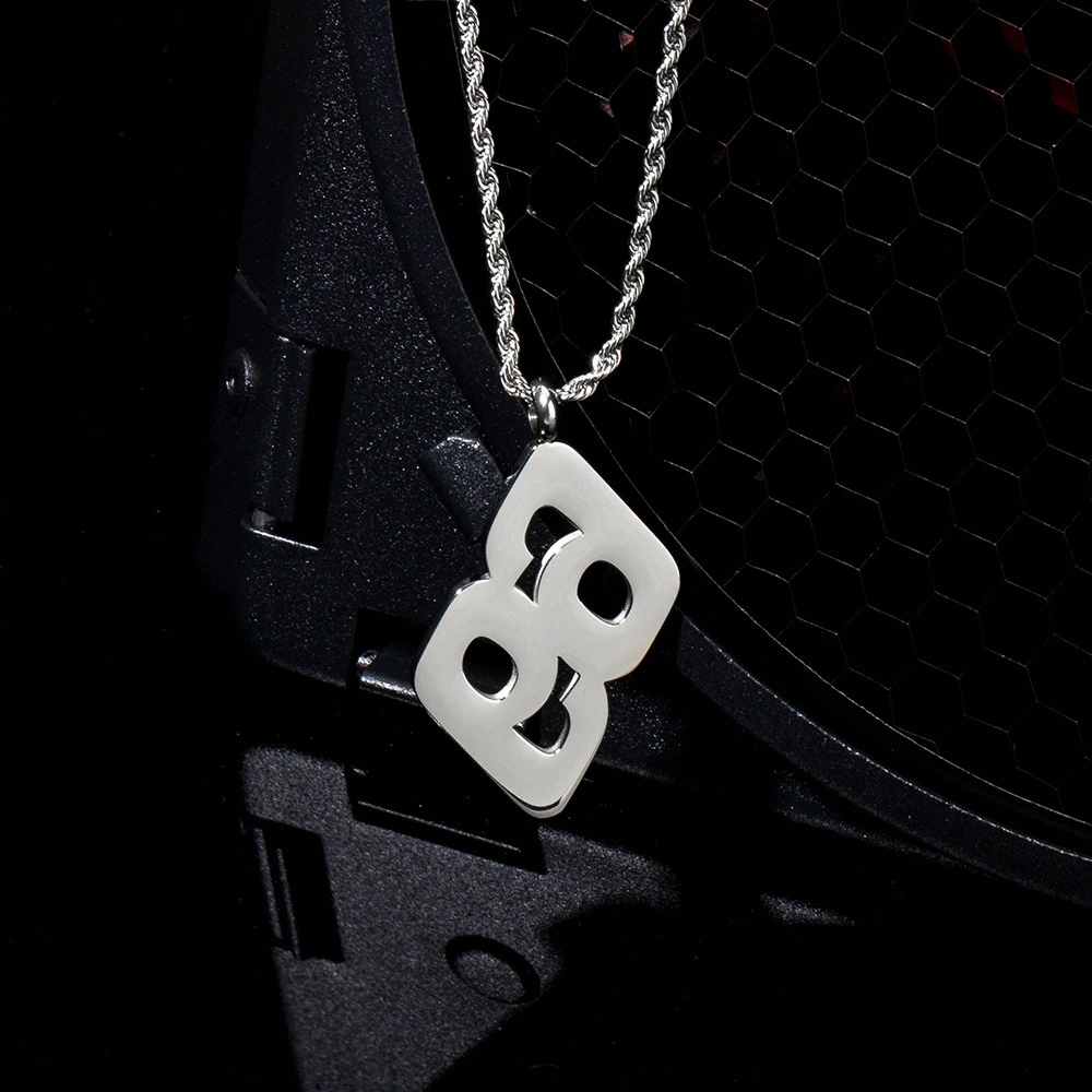 Street Hip-hop 69 Necklace Fashion Simple Digital Men And Women Hemp Flowers Chain Pendant