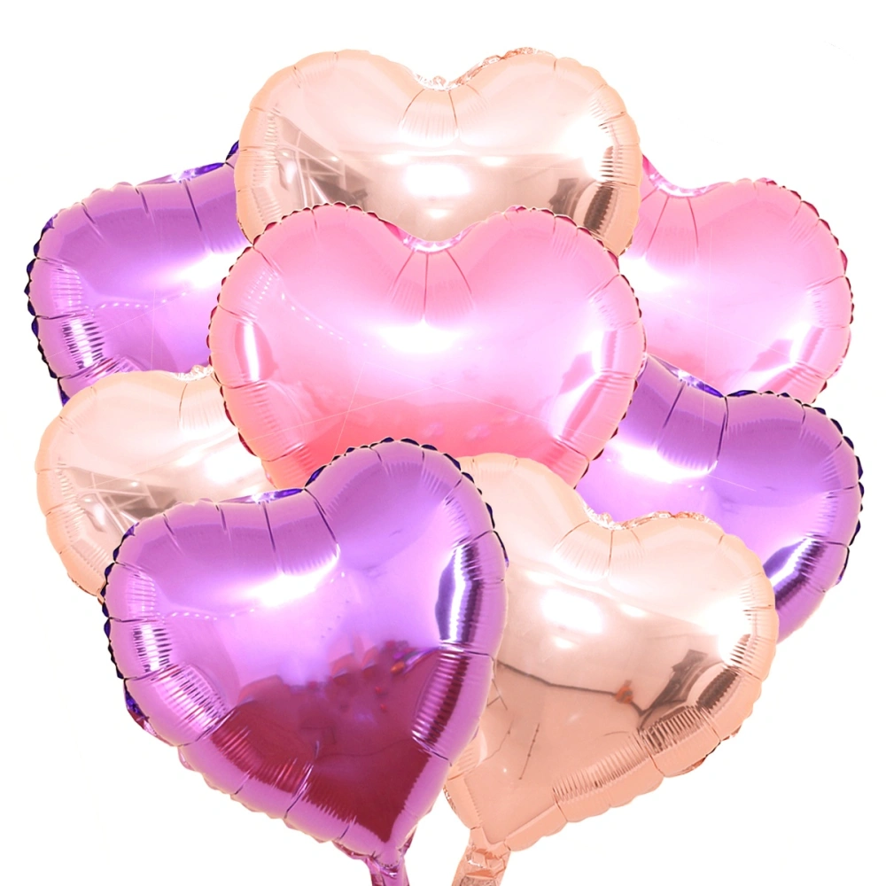 12pcs Balloons Heart Shape Ballons Party Supplies Decoration for Birthday Wedding Proposal 18inch Balloons