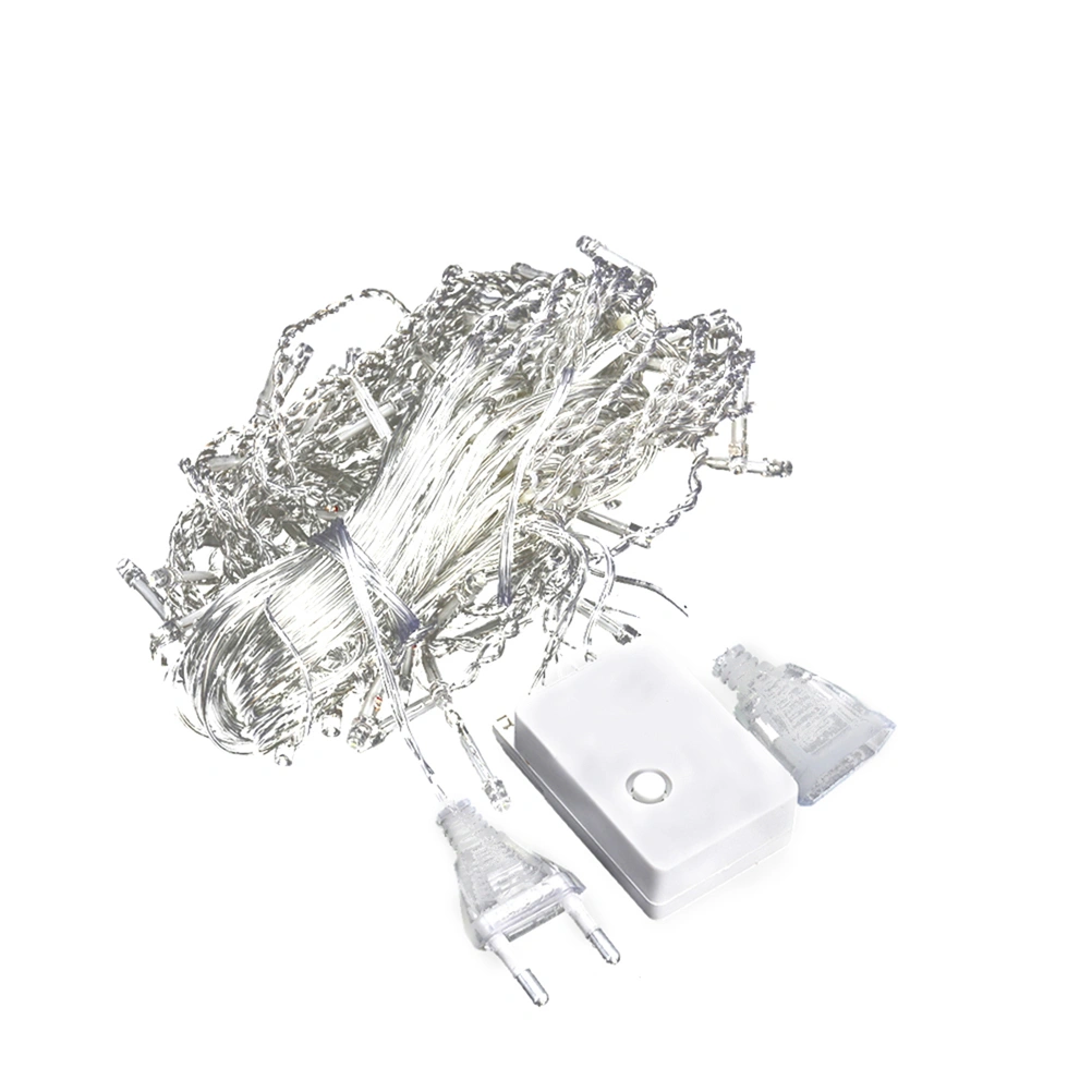 10m 100 LED String Lights Outdoor Waterproof Fairy Light Copper Wire Lights for Christmas Wedding Birthday Party Decoration with EU-plug (Blue)