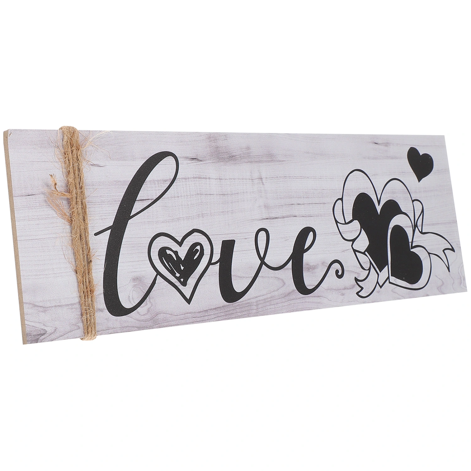 Wooden Hanging Signboard Romantic Rustic Wall Hanging Wooden Sign Home Decor