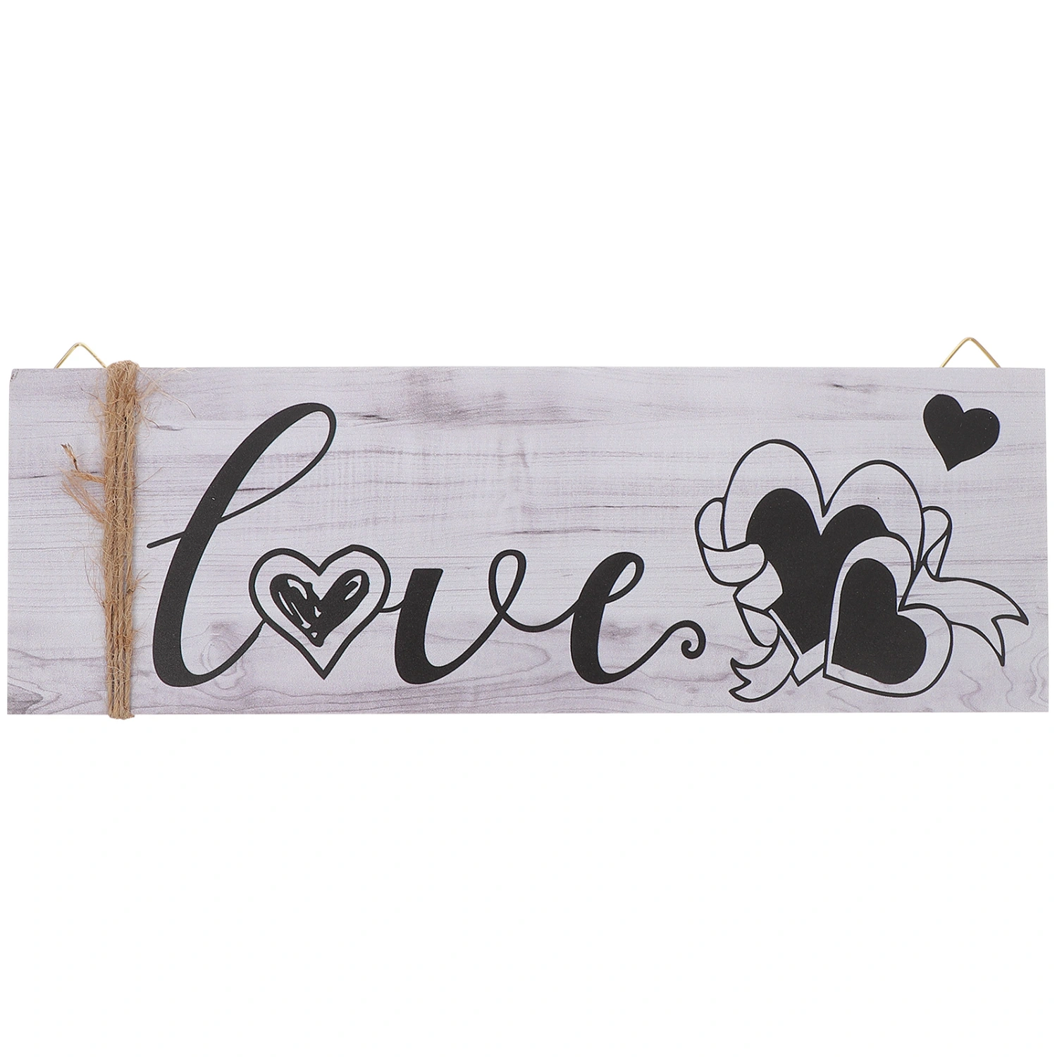 Wooden Hanging Signboard Romantic Rustic Wall Hanging Wooden Sign Home Decor