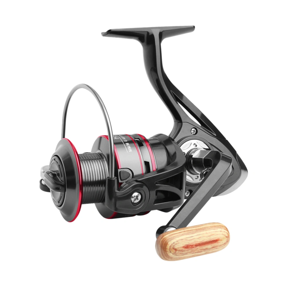 HB1000 Fishing Reel Aluminum Fishing Reel for Saltwater or Freshwater Fishing (Black)