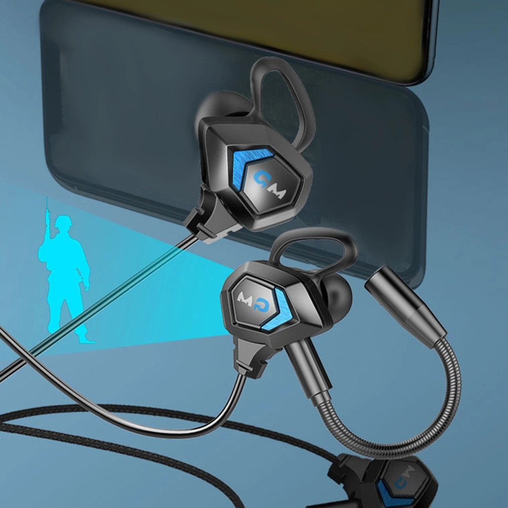In-ear Wired Gaming Earphone  E-sports Headphones Wired Earbuds Gaming Earbuds