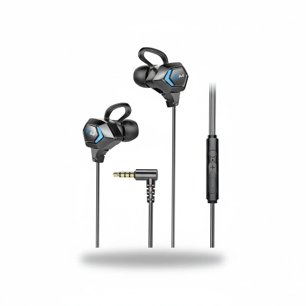 In-ear Wired Gaming Earphone  E-sports Headphones Wired Earbuds Gaming Earbuds