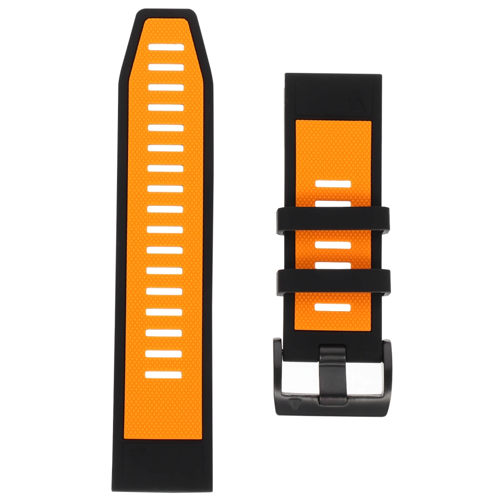 1pc Replacement Wristband Replacement Watch Strap Two-Color Silicone Strap