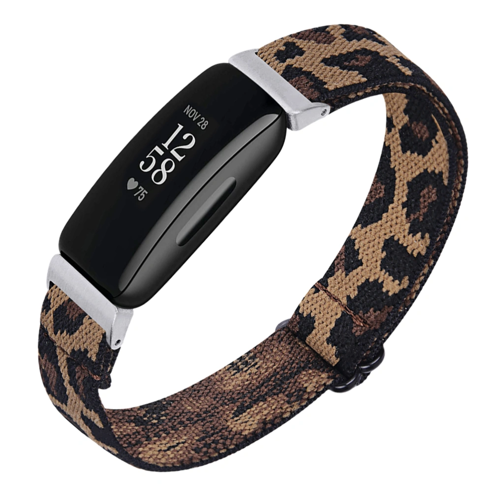 Leopard Watch Band Smartwatch Strap Wrist Replacement Compatible for Fitbit