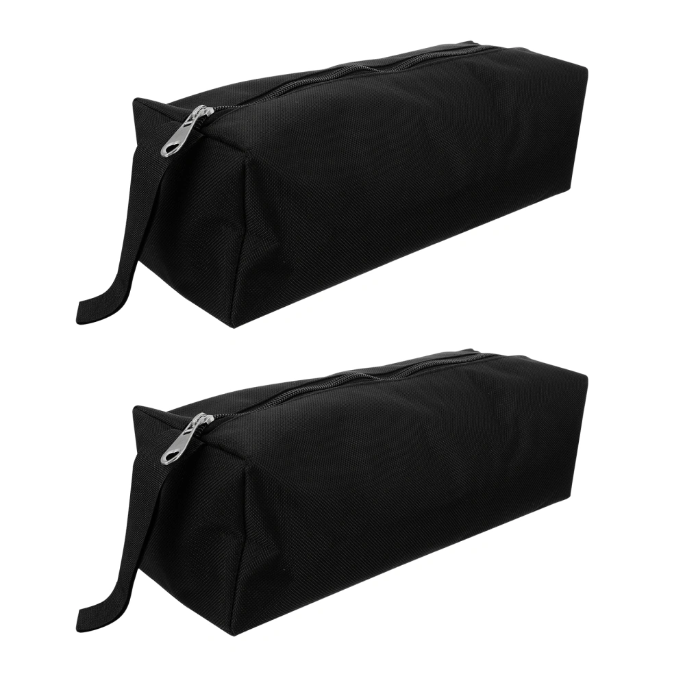 2pcs Zipper Storage Pouches Waterproof Tool Bags Multifunctional Pouches