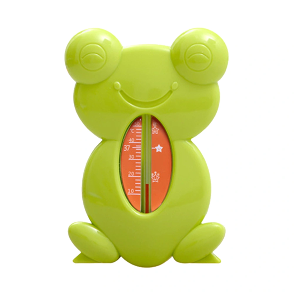 Baby Floating Thermometer Animal Shape Indoor Use for Bathtub Toy and Bath Tub Thermometer (Green)