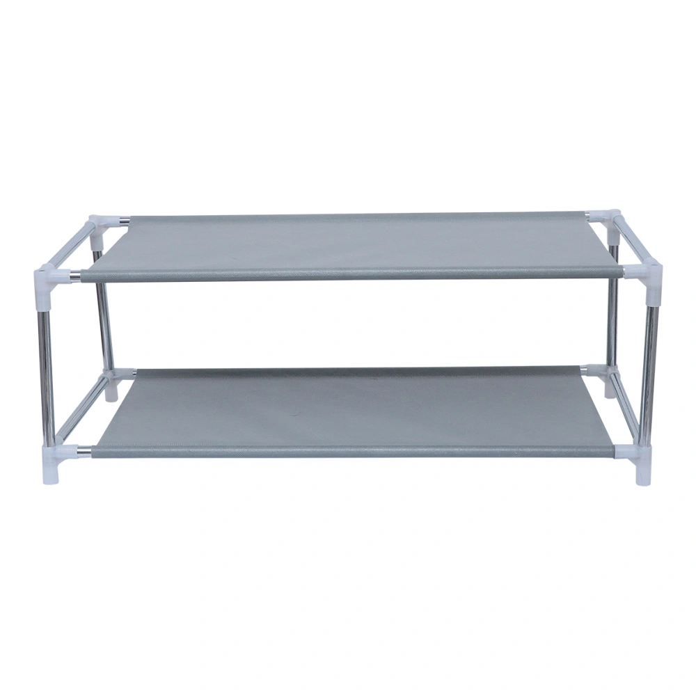 Metal Shoe Rack Creative Double Layers School Dormitory Shoe Shelf Rack