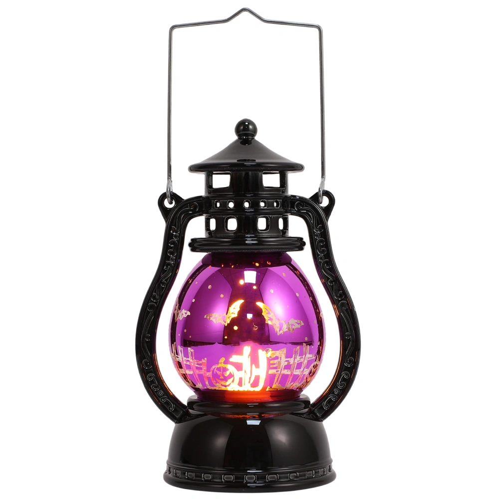 1Pc Halloween Simulation Oil Lamp Chic Home Decorations Party Supply Lamp Decor