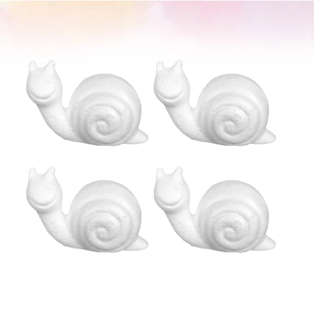 4pcs Funny Children Painting Snail Handmade DIY Craft Snail Creative Model