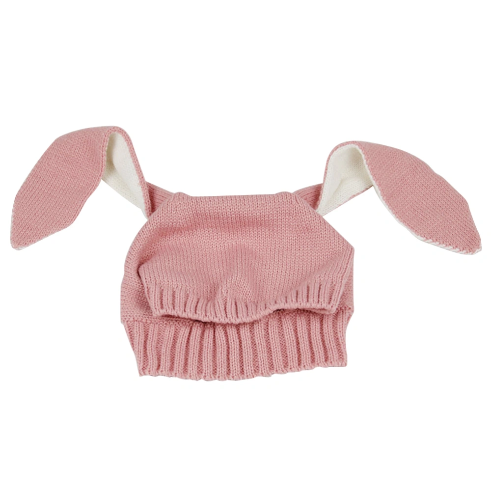 Unisex Baby Toddler Infant Hats Rabbit Earflap Winter Warm Soft(Pink)