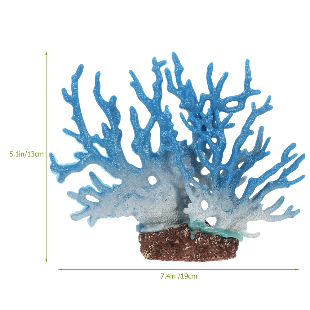  Fake Coral Plant Resin Coral Reef Decor for Fish Tank Aquarium Landscape Decor