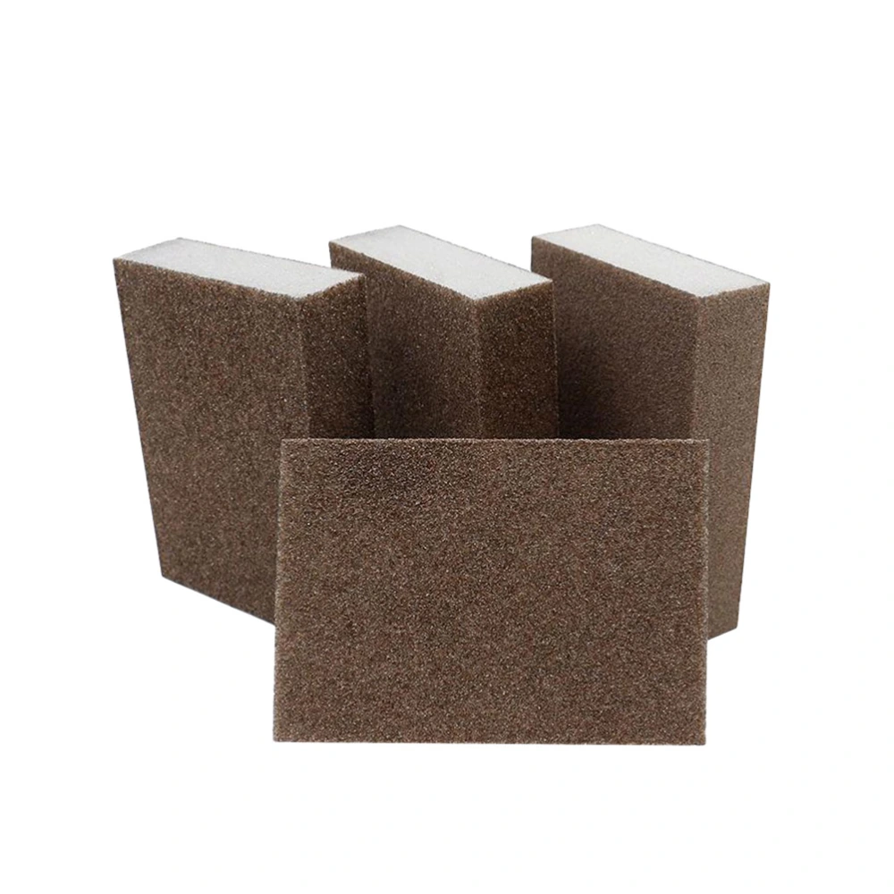 6pcs Sanding Sponge Block Abrasive Pad for Furniture Wall Floor Grinding Kitchen Cleaning Hand Tool 100x70x25mm