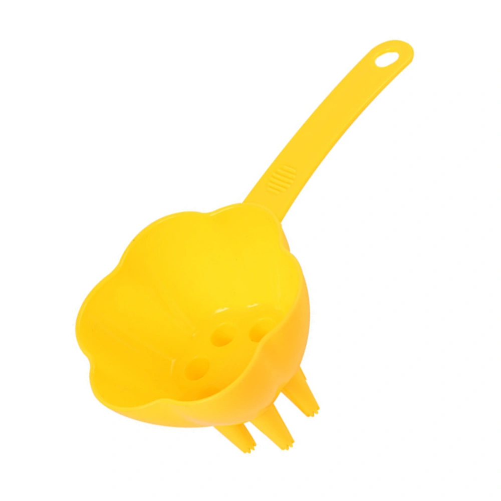 Creative Kitchenware Flower Shaped Egg Silk Maker Kitchen Gadget Food Applique Decorating Utensil Kitchen Tool for Home Restaurant (Yellow)