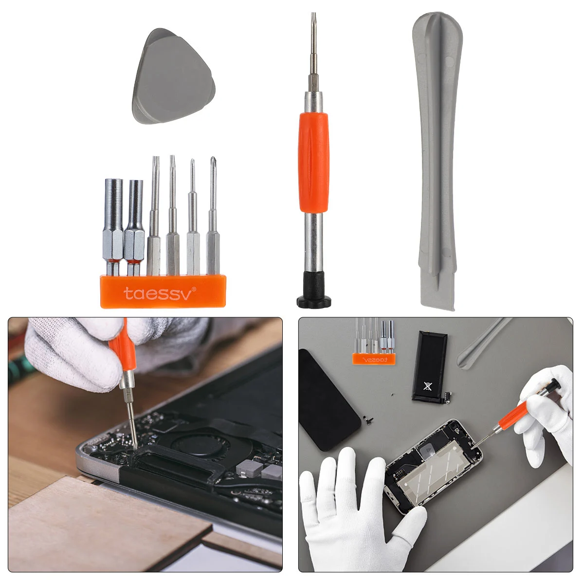 9Pcs Screwdriver Set Repair Tools Accessories Kit Compatible for Switch