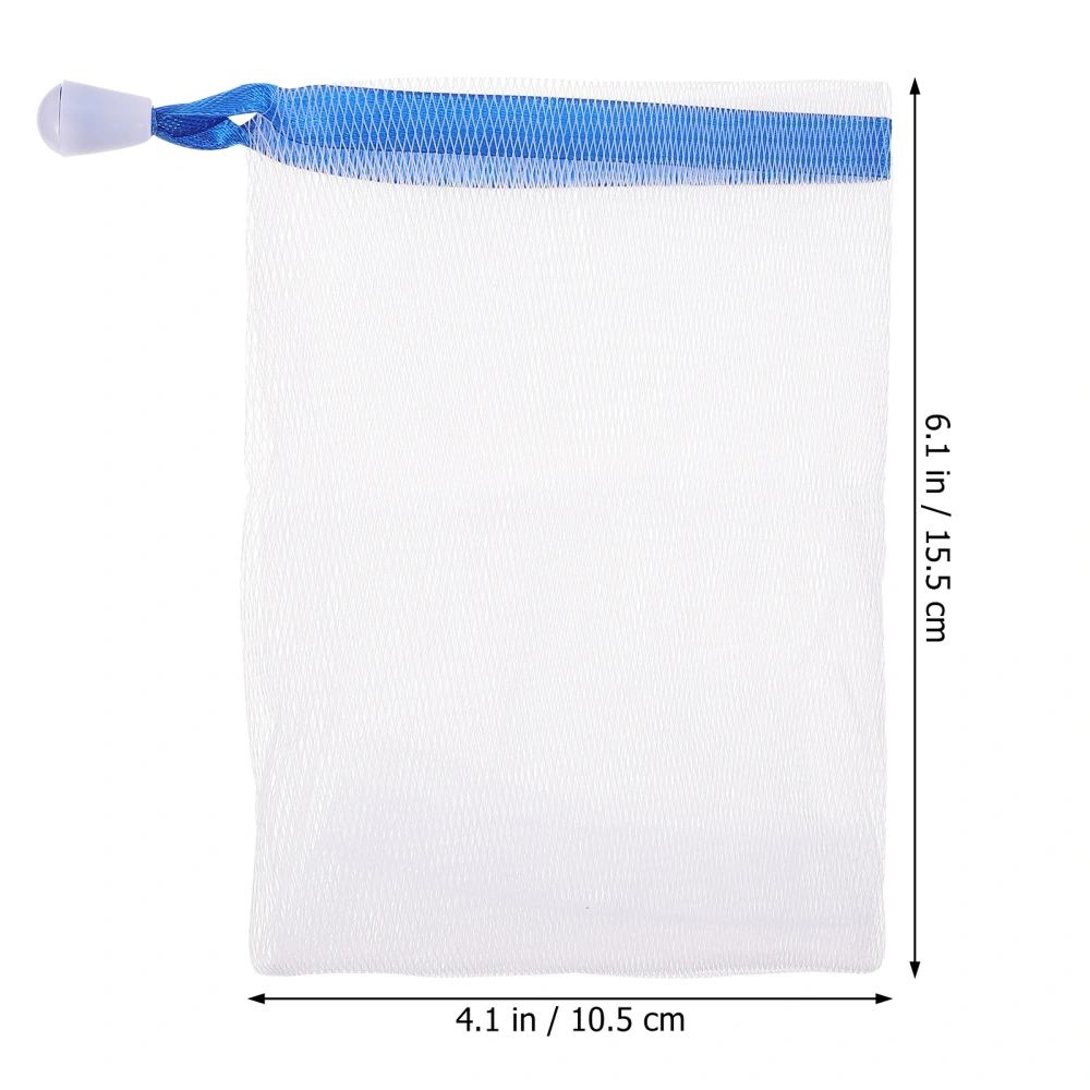 20Pcs Soap Foaming Nets Soap Bags with Hanging Rope Soap Bubble Pouches (Random Color)