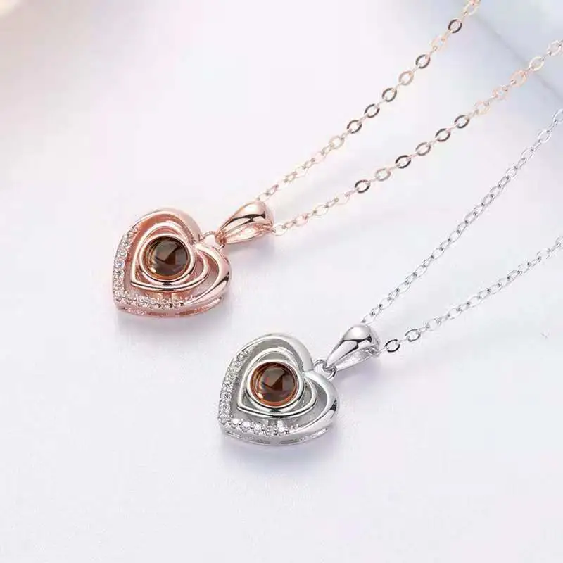 Love's Memory Necklace Female Clavicle Chain