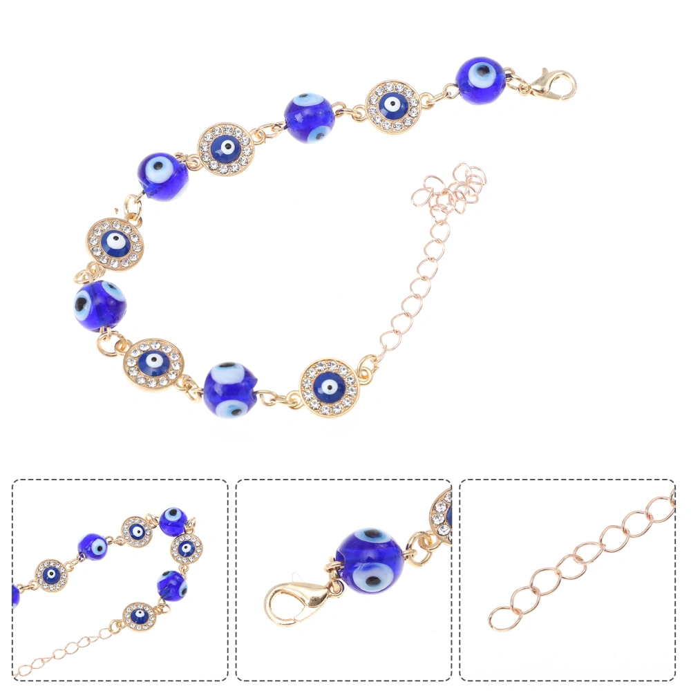 Evil Eye Bracelet Hand Chain Unisex Blue Eye Charm Jewelry Bracelet Gift