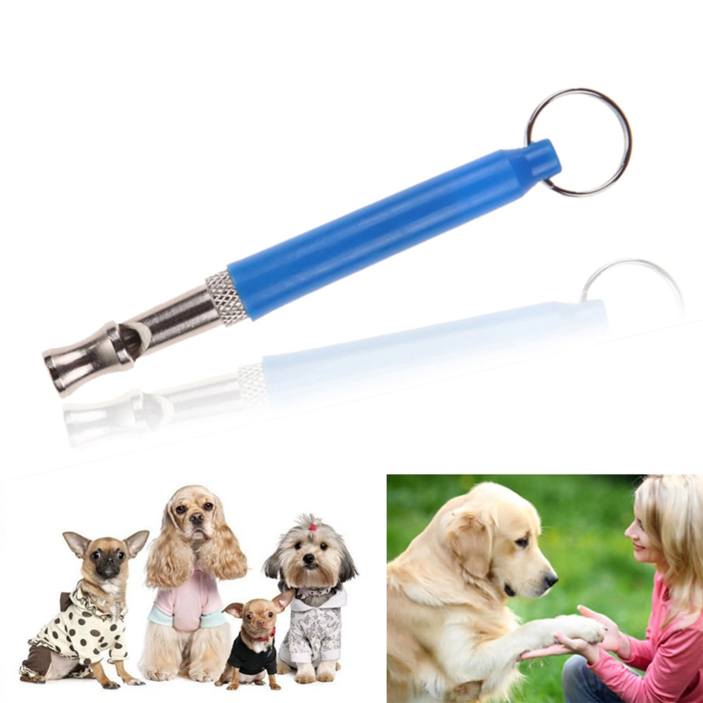 Ultrasonic Dog Training Whistle Puppy Whistle for Pets Training (Blue)