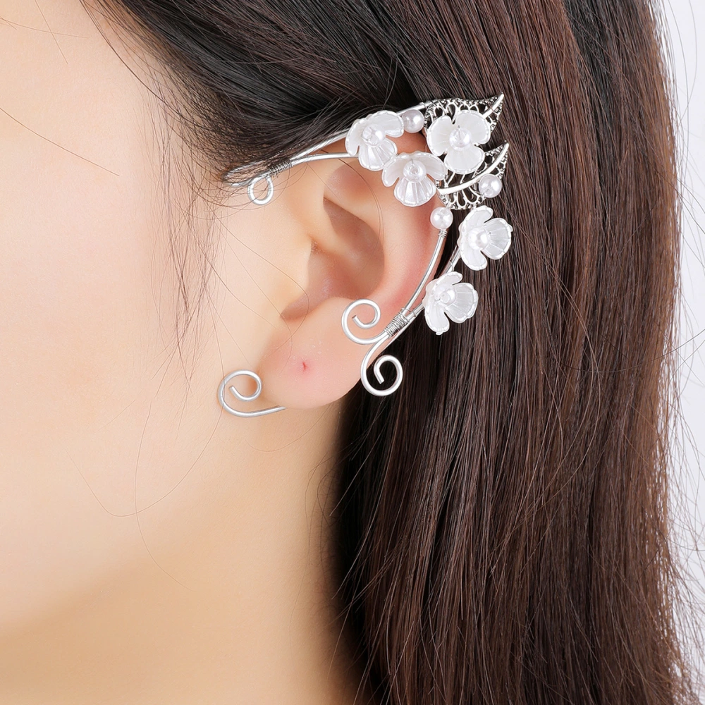 1 Pair Elf Ear Cuffs Teen Girls Elf Fairy Earrings Women Fashionable Earrings Dainty Ear Cuffs