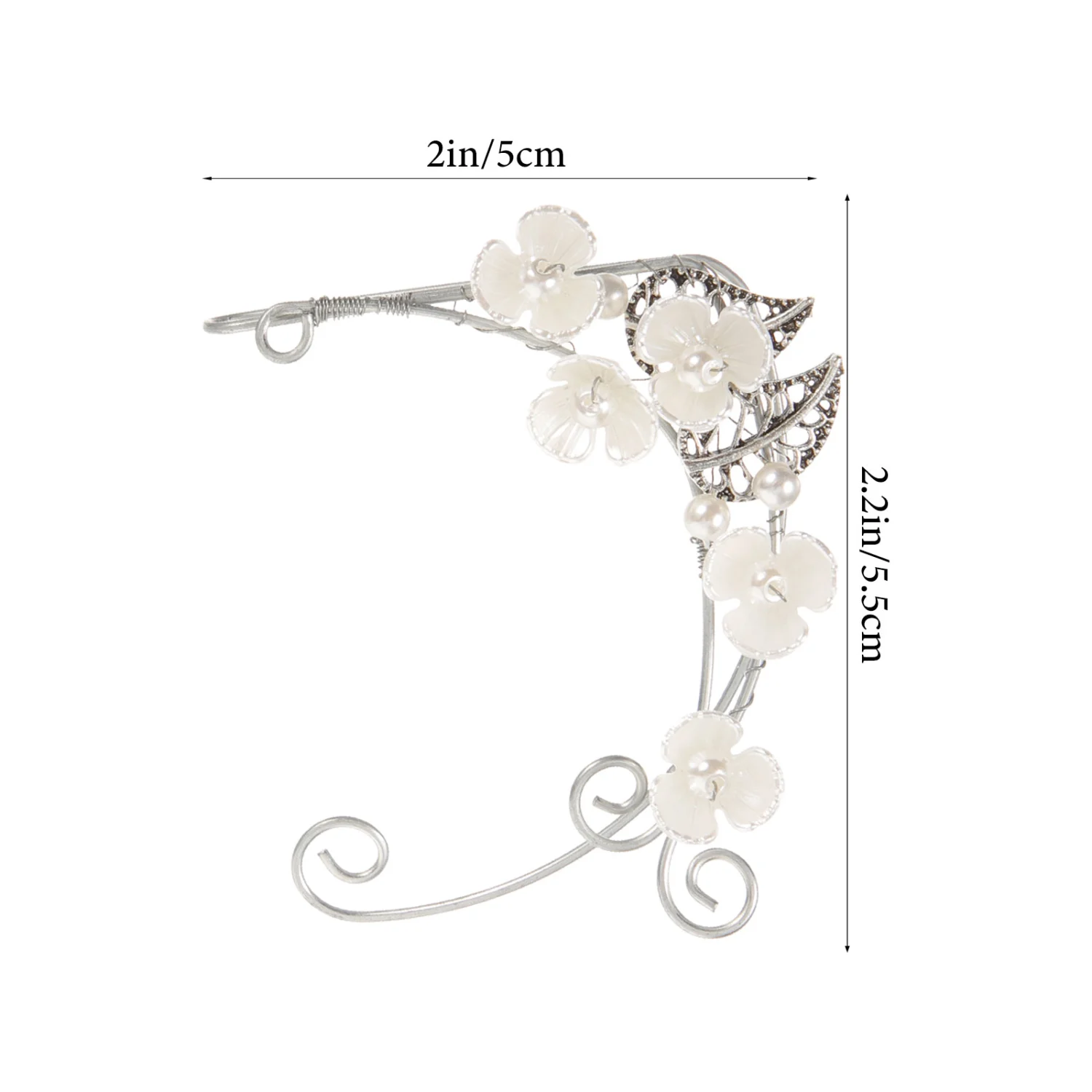 1 Pair Elf Ear Cuffs Teen Girls Elf Fairy Earrings Women Fashionable Earrings Dainty Ear Cuffs