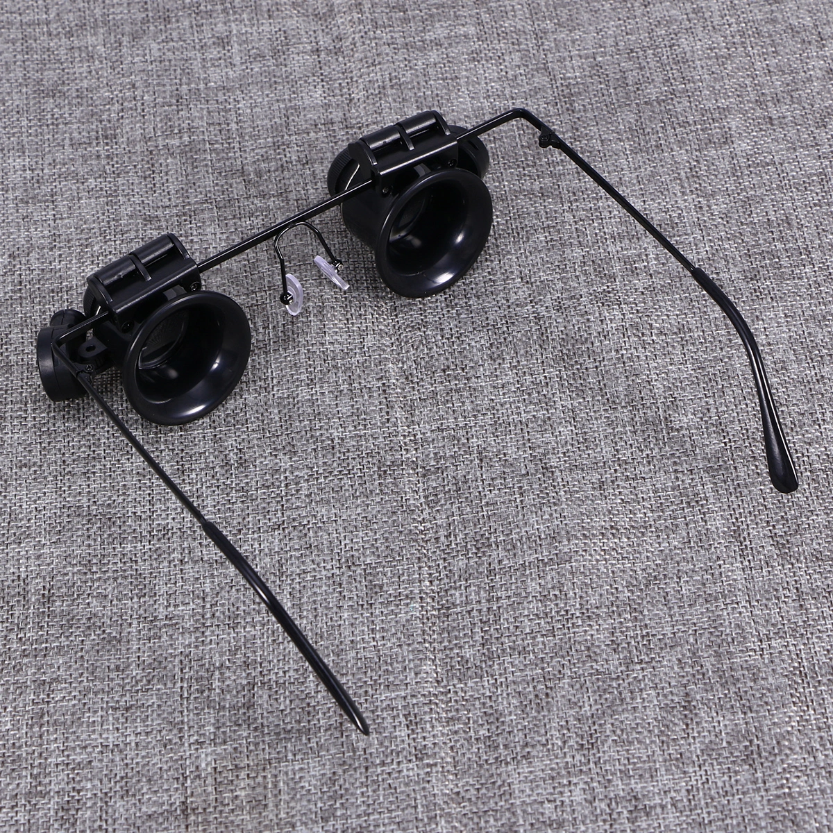 20X Double Eye Watch Repair Magnifier Glasses Loupe Lens Jeweler Watch Repair With LED Light