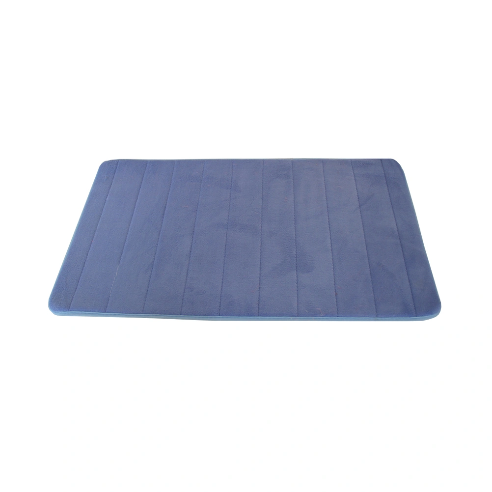 30 x 50CM Memory Bathroom Carpet Floor Mat Door Carpets Super Cozy Coral Bathroom Rug Carpet (Sky-blue)