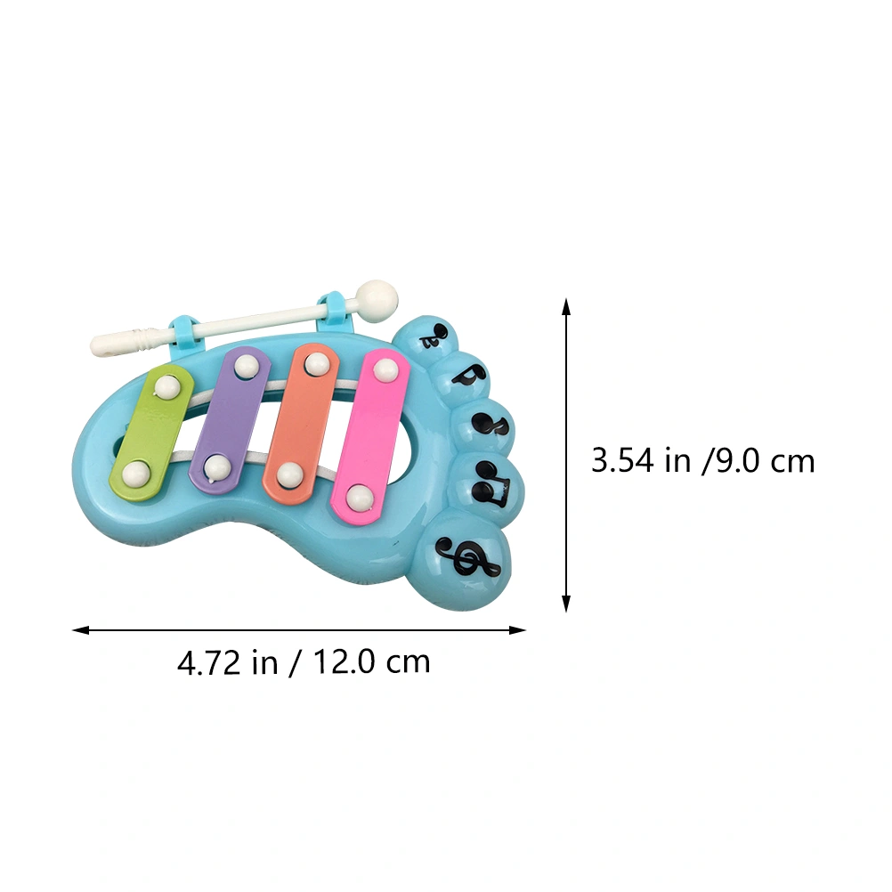 3pcs Plastic Percussion Instrument Toy Cartoon Music Toys Early Education Toy