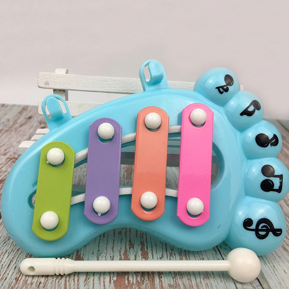 3pcs Plastic Percussion Instrument Toy Cartoon Music Toys Early Education Toy