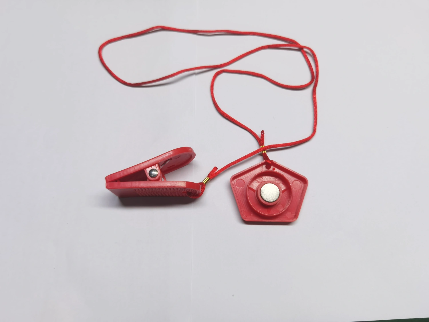BESPORTBLE Folding Treadmill Household 828 Motorized Treadmill Safety Key (Red)