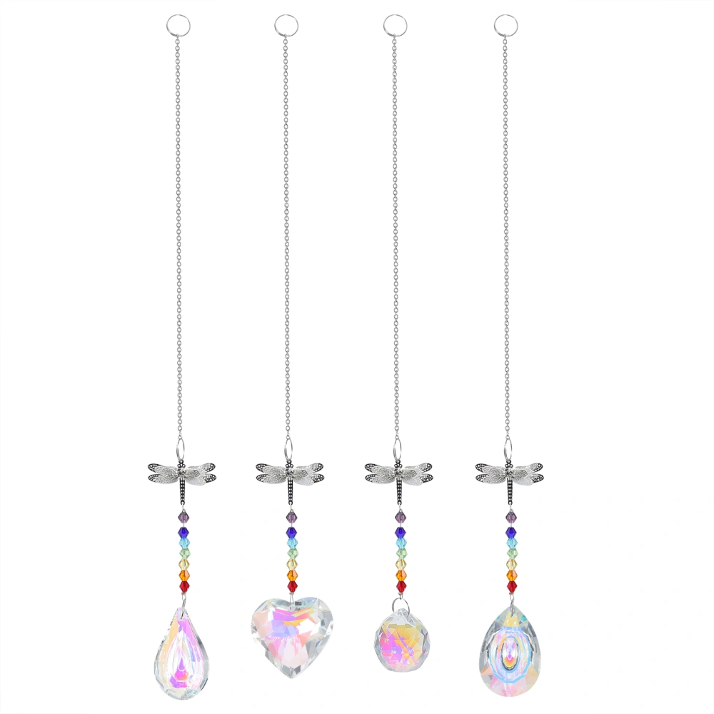 4pcs Ceiling Fan Pull Chain Rainbow Maker Pull Chain Extension for Decoration