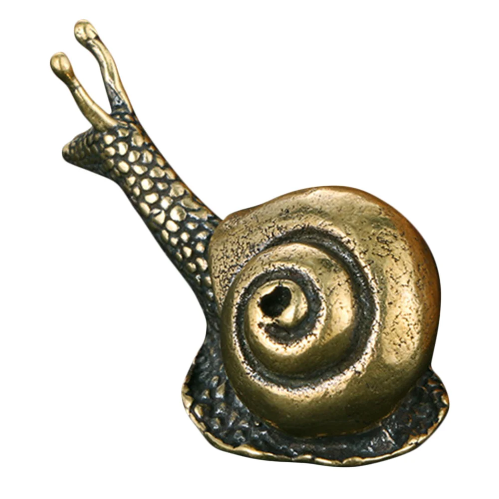 Brass Snail Craft Desktop Snail Decor Home Retro Snail Modeling Ornament