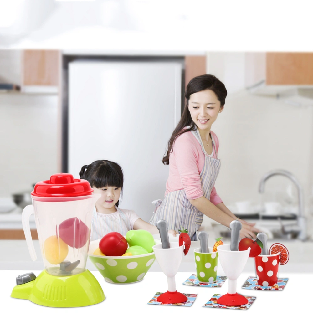 27Pcs Juicer Simulation Toys Juice Extractor Toy Kitchen Model Toy Emulational Mini Household Appliances Toy