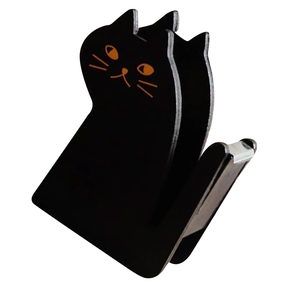 Cat Shaped Tape Dispenser Adorable Tape Cutter Retro Style Wooden Tape Dispenser