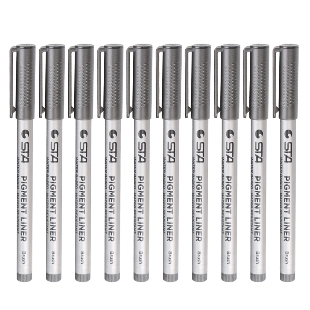1 Set of 9Pcs Pigment Liner Fineliner Ink Pen Micro Fine Point Liner Pen Sketching Drawing Drafting Pen