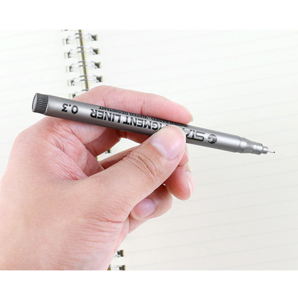 1 Set of 9Pcs Pigment Liner Fineliner Ink Pen Micro Fine Point Liner Pen Sketching Drawing Drafting Pen
