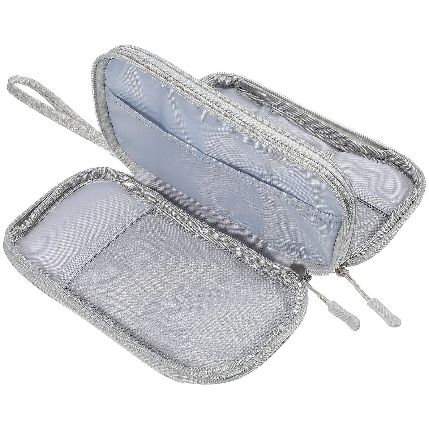 Electronic Bag Cable Pouch Portable Accessories Container Travel Storage Organizer Zipper Pouch for USB Drive