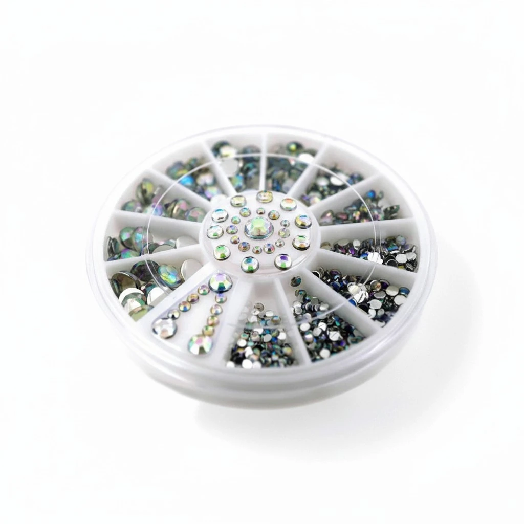 3pcs Nail Art Drill Turntable Drill DIY Colorful Diamond Jewelry Making Craft Set(Assorted Flat Drill Turntable+Horse Eye Diamond Turntable+Colorful Diamond Turntable)