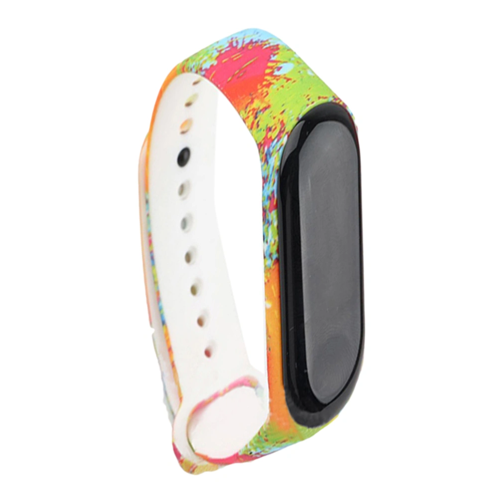 Fashion Replacement Silicone Wriststrap for Miband 3 Xiaomi 3 Smart Bracelet (Colorful)