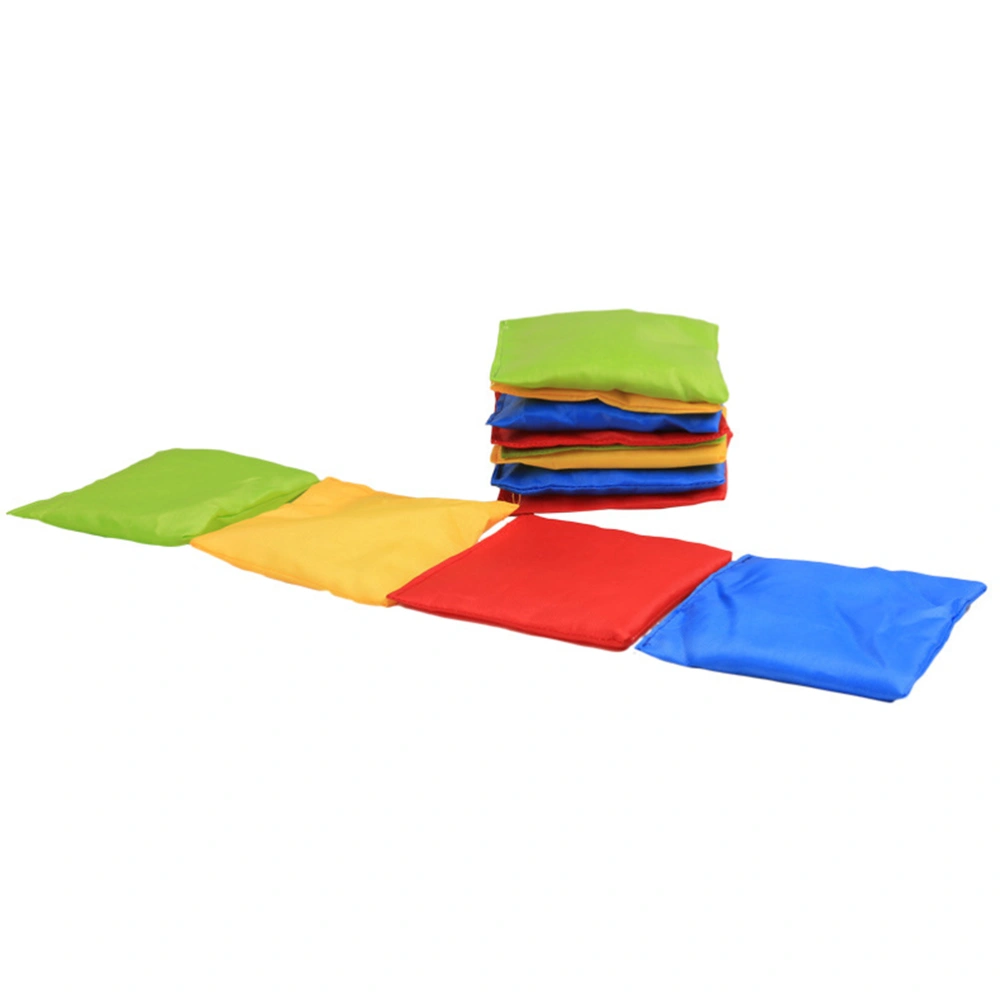 4PCS Nylon Playtime Bean Bags Toy Game Beanbags for Kids Children (Red*1+ yellow*1 + blue*1 + green*1)