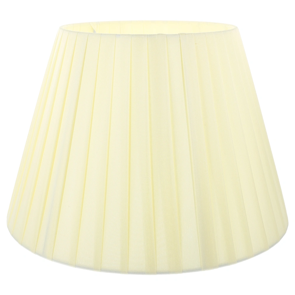 Table Lamp Shade Fabric Light Cover Pleated Lamp Shade Bedside Floor Lamp Shade(E27/E14)