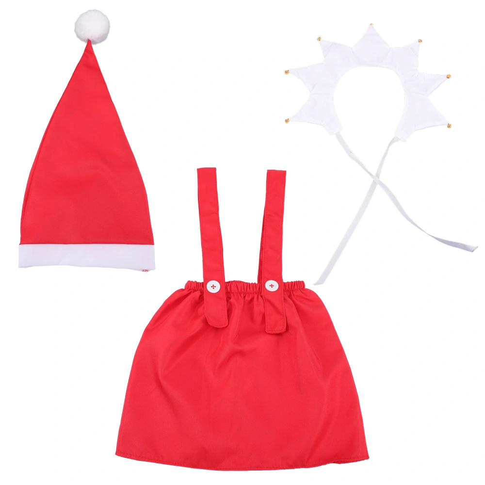 1 Set Newborn Christmas Outfits Christmas Hat Scarf Skirt Christmas Photo Props