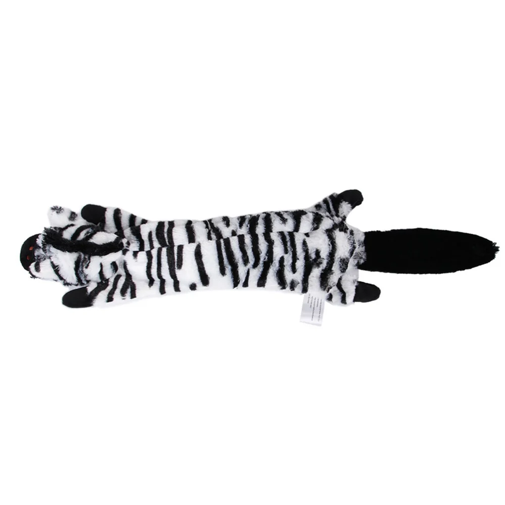 Pet Dog Squeaky Toy Pet Plush Sound Toy Chewing Plaything Pet Bite Resistance Toy (Zebra)