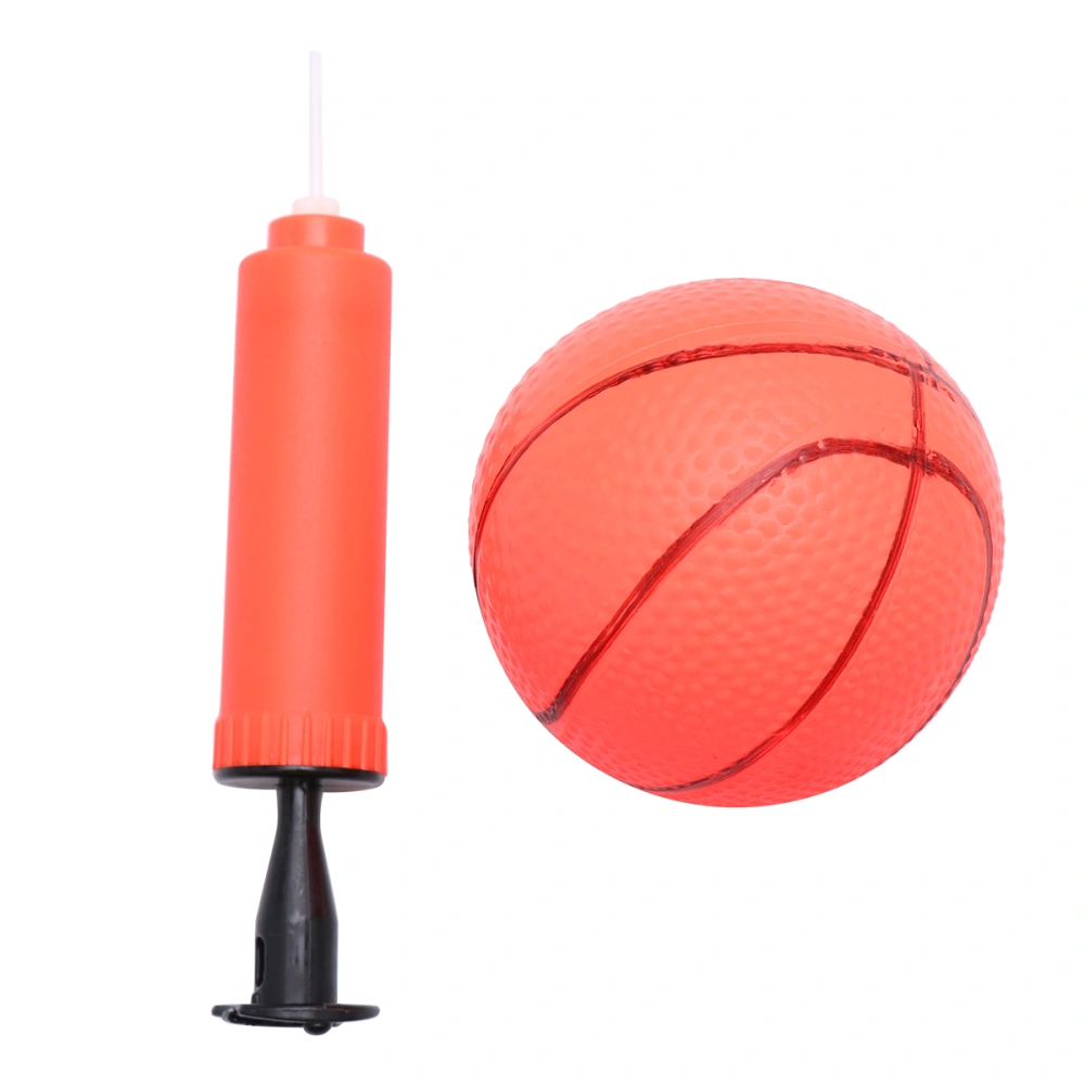 Kids Cartoon Hanging Wall Mounted Mini Basketball Set with Net Backboard Ball Pump Portable Educational Toy for Indoor Game Children (354-1)