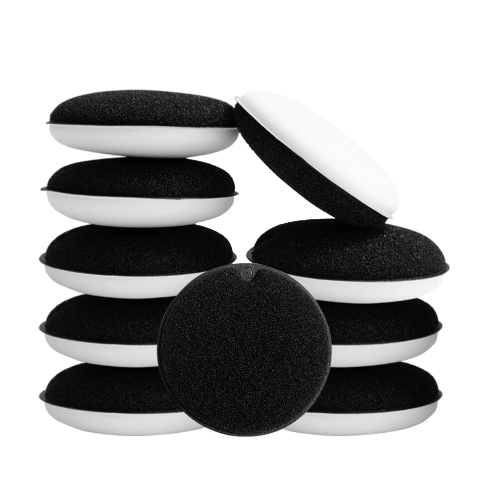 10PCS Double Side Dishwashing Sponge Kitchen Scouring Pad Sponge Scrubber Cleaning Pad (Ingot)