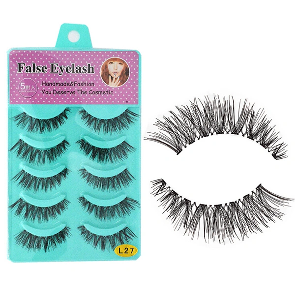 5 Pairs of Long False Eyelashes Makeup Eye lashes