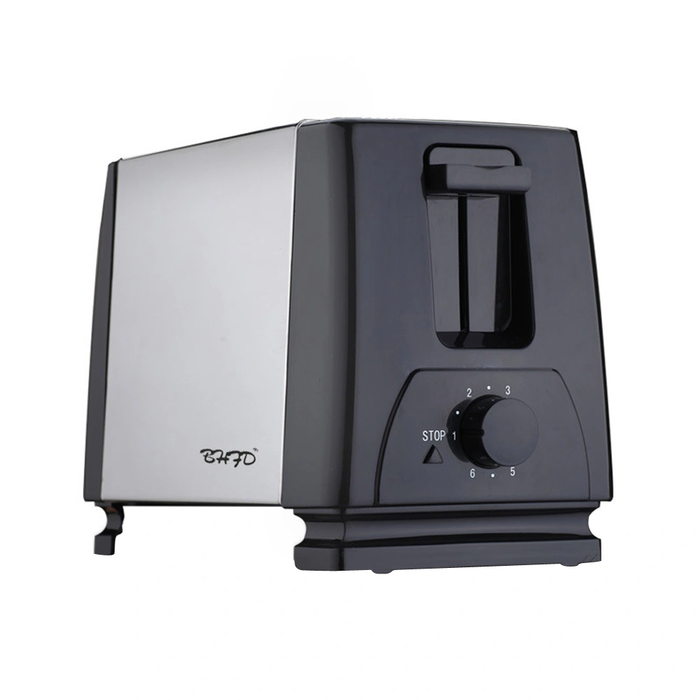 Electric Toaster Compact Stainless Steel Extra-wide 2-Slice Toaster with EU Plug